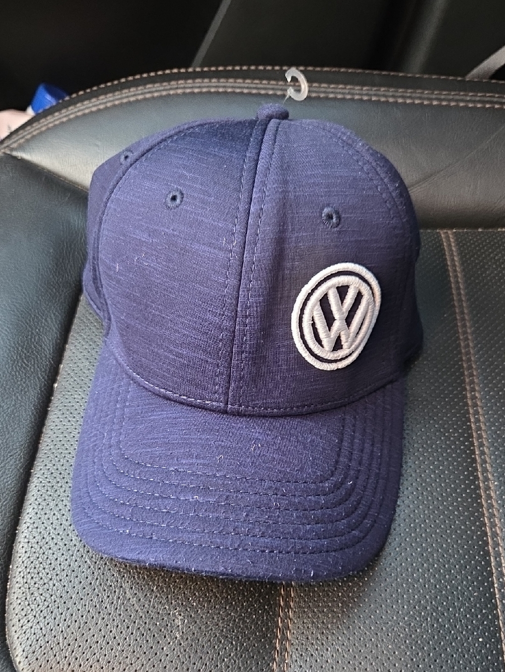Volkswagen Navy Blue Embroidered Logo Cap